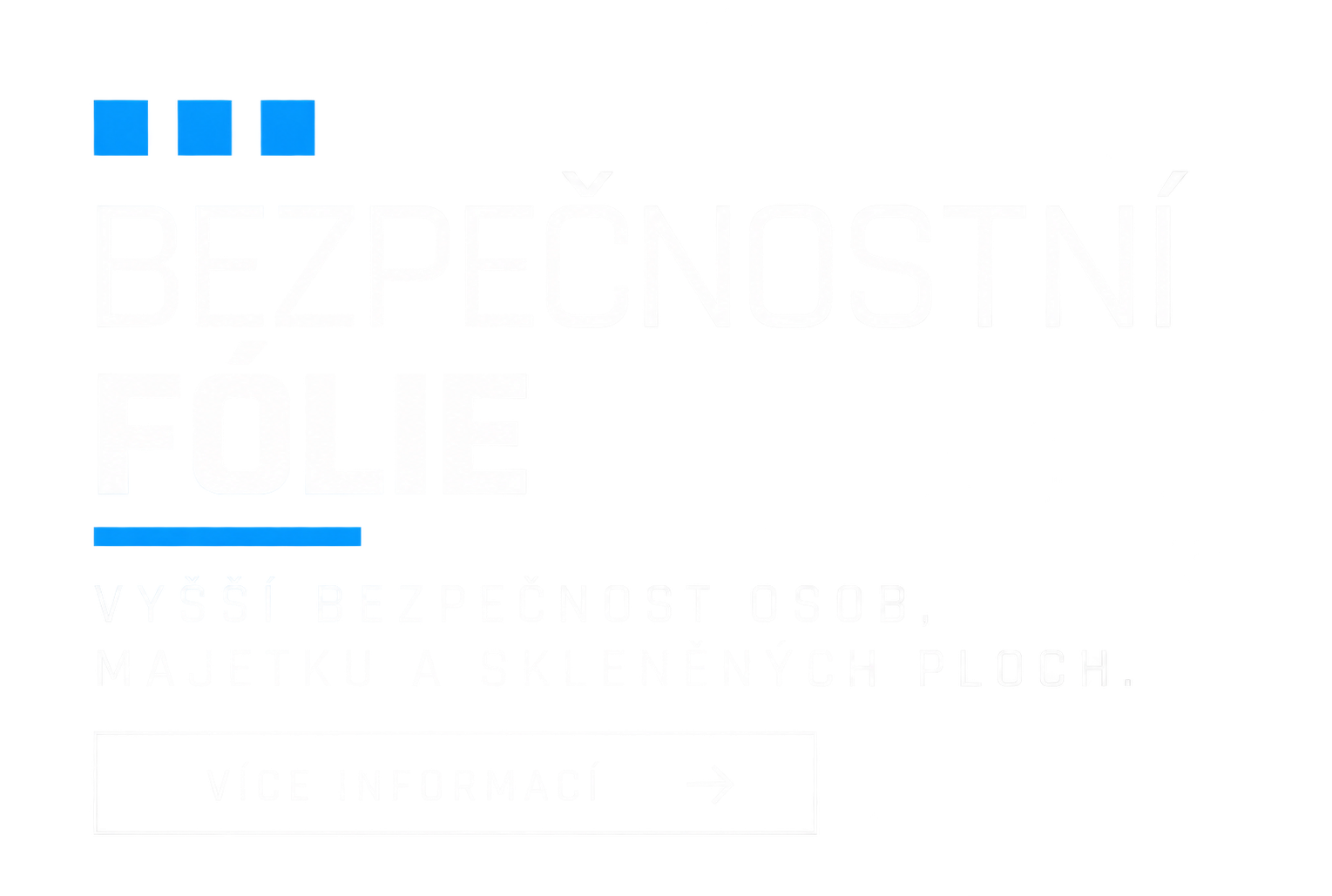 Bezpečnostní fólie na sklo – ochrana při rozbití skla, LD Group Cheb.