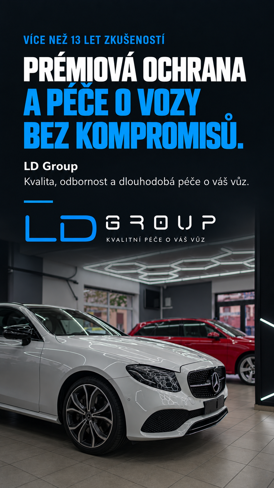 LD Group – více než 13 let zkušeností, odbornosti a dlouhodobé péče o vozy bez kompromisů.