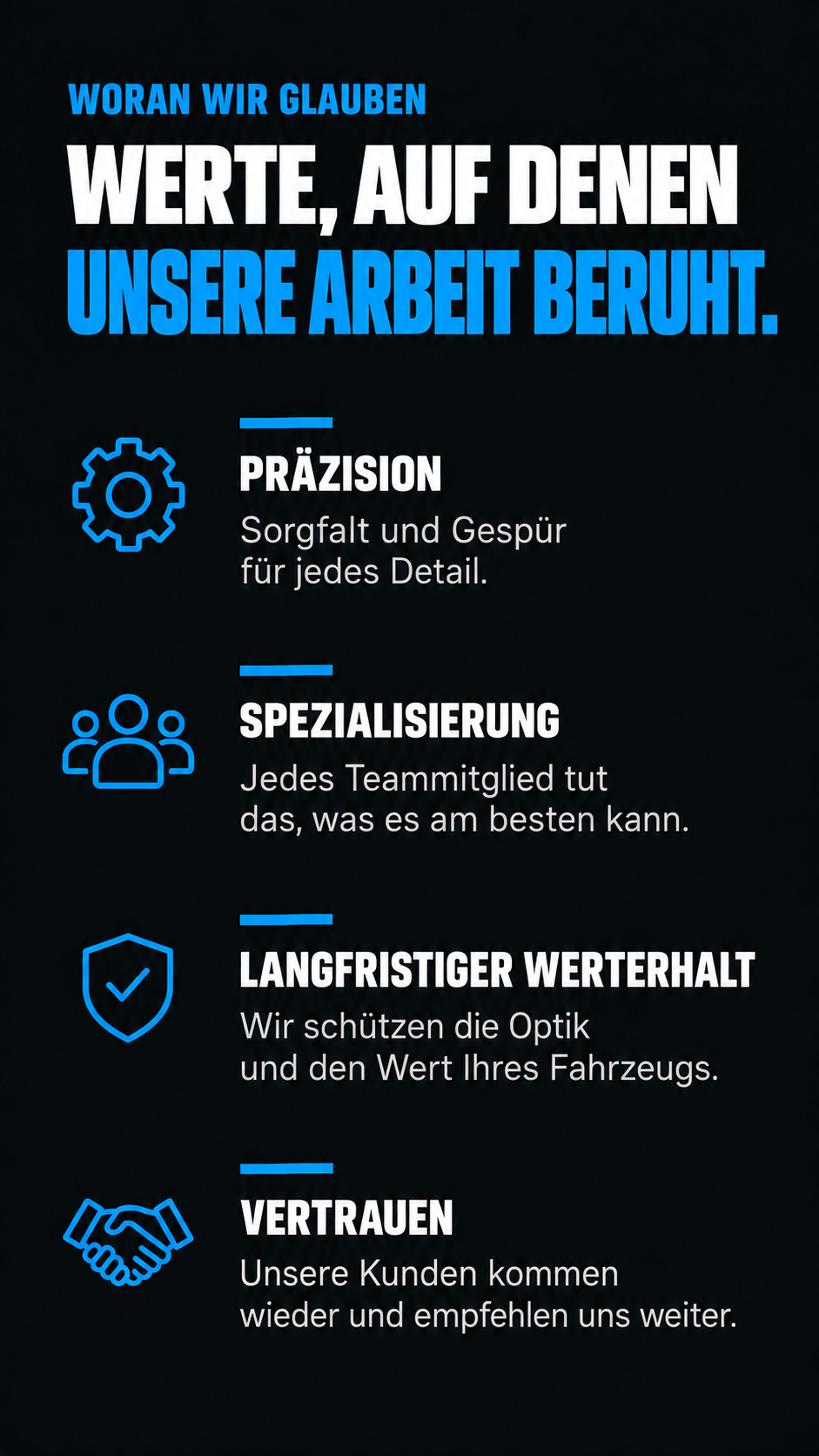 Individuelle Betreuung und professionelle Fahrzeugpflege bei LD Group in Cheb